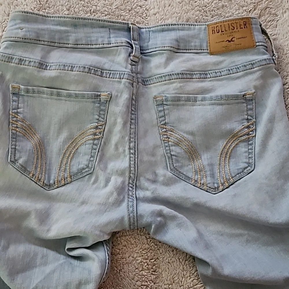 Hollister Y2K SZ 3 Light Blue Denim Skinny Jeans - Picture 6 of 7